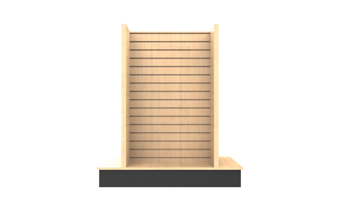 4 Sided Island Slatwall Display