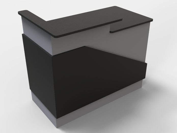 Sales Counter w/ Angled Back