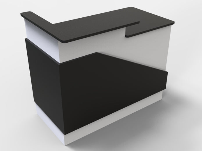 Sales Counter w/ Angled Back