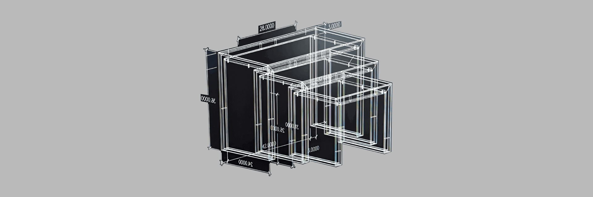 Showcases Riser Cube Fixture schematics with dimensions