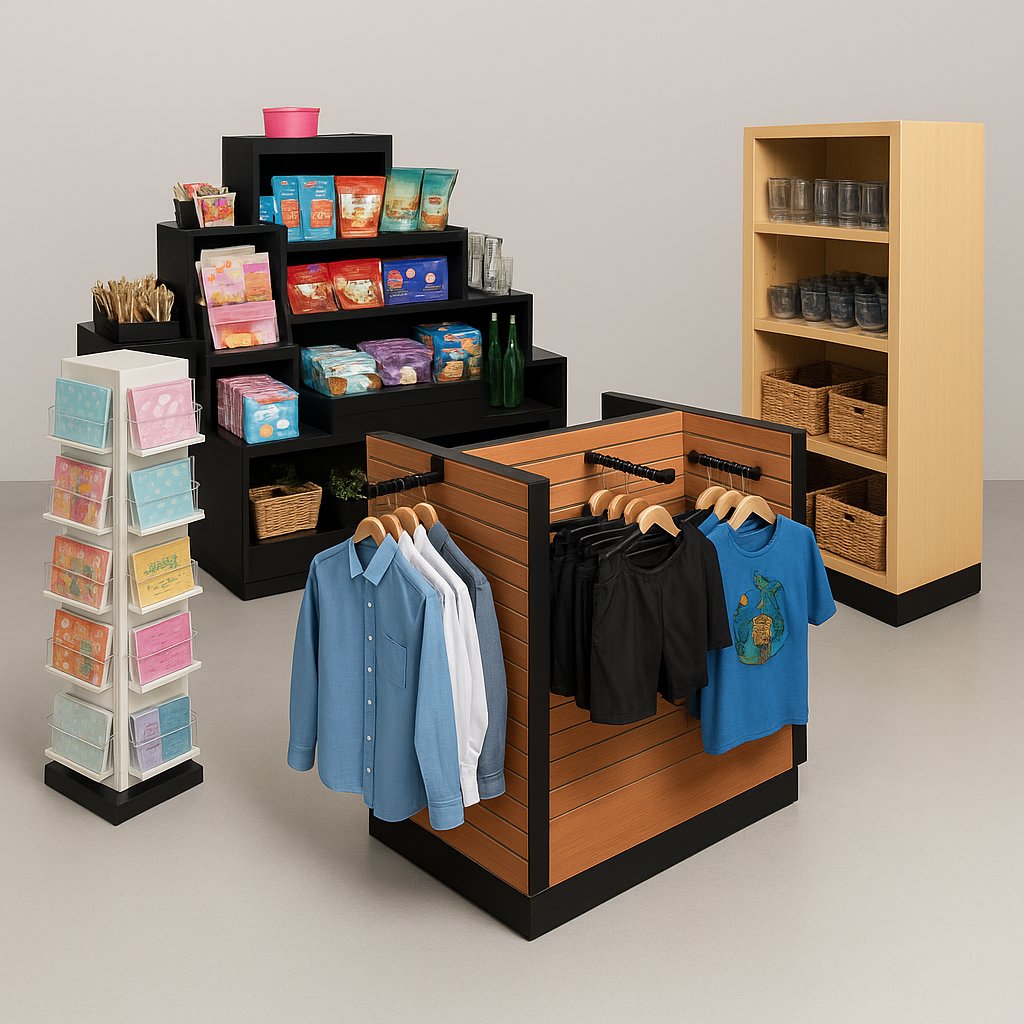 Retangular Retail Display Retail Fixtures: Slatwall, Pegboard & More | Ivar's Display – Tagged ...