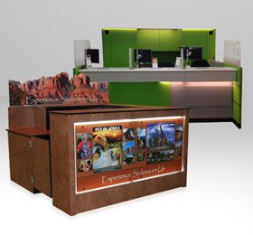 Shop Retail Counters & Custom Display Front Counters | Ivar's Display