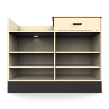 Sales Counter w/ Register Bay