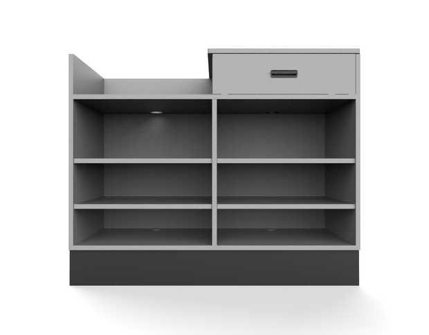 Sales Counter w/ Register Bay