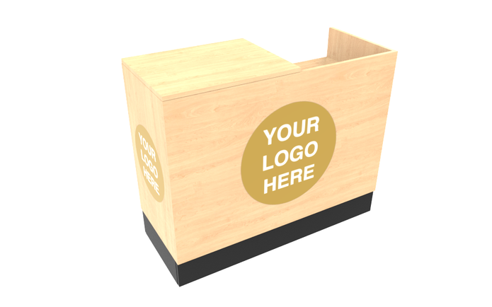 Sales Counter w/ Register Bay