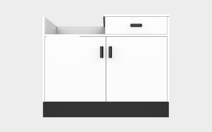 Deluxe Sales Counter w/ Register Bay