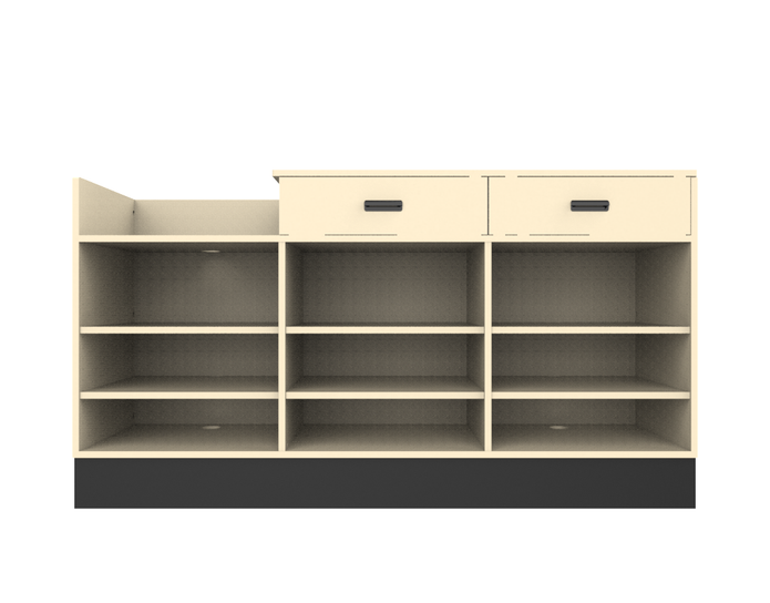 Sales Counter w/ Register Bay