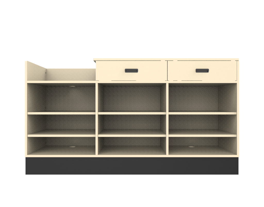 Sales Counter w/ Register Bay