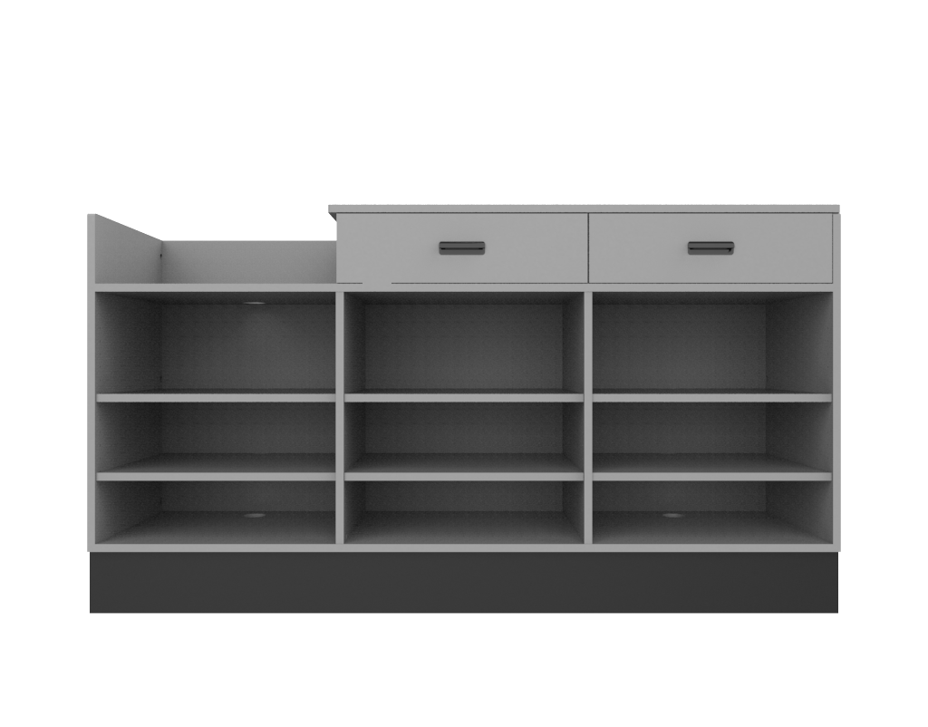 Sales Counter w/ Register Bay