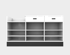 Sales Counter w/ Register Bay