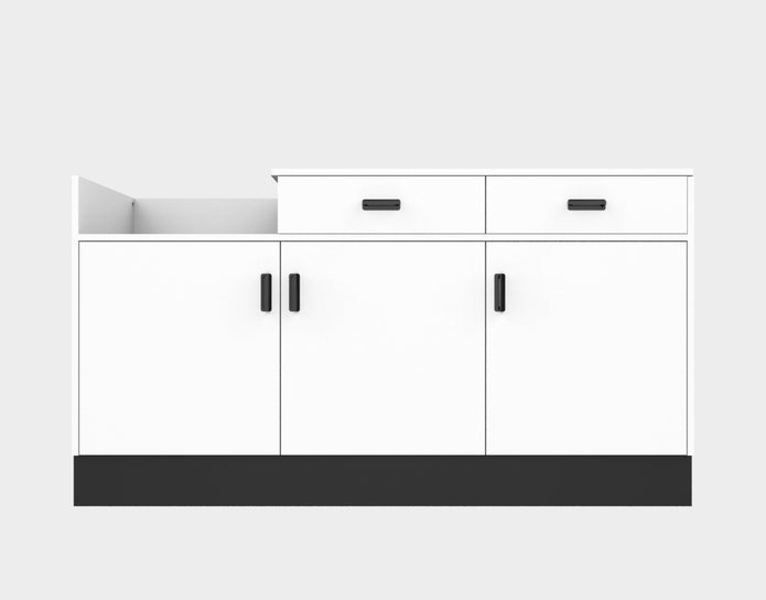 Deluxe Sales Counter w/ Register Bay