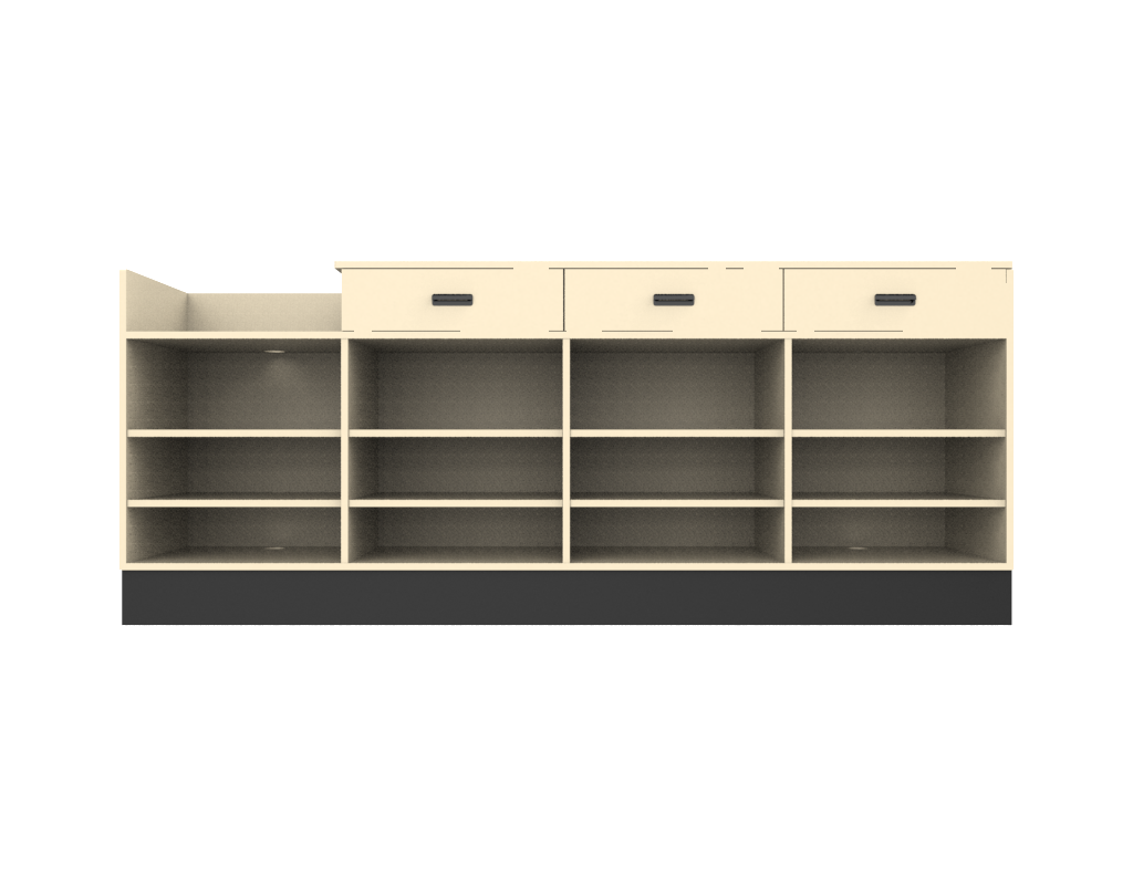 Sales Counter w/ Register Bay