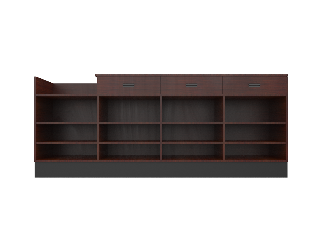 Sales Counter w/ Register Bay