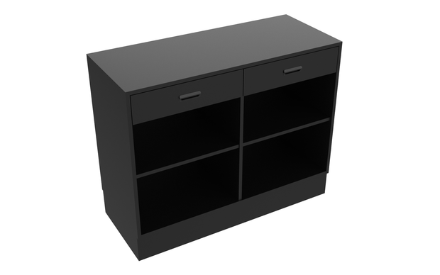 Sales Counter w/ Flat Top & Drawers