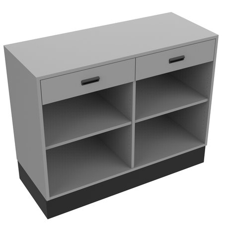 Sales Counter w/ Flat Top & Drawers