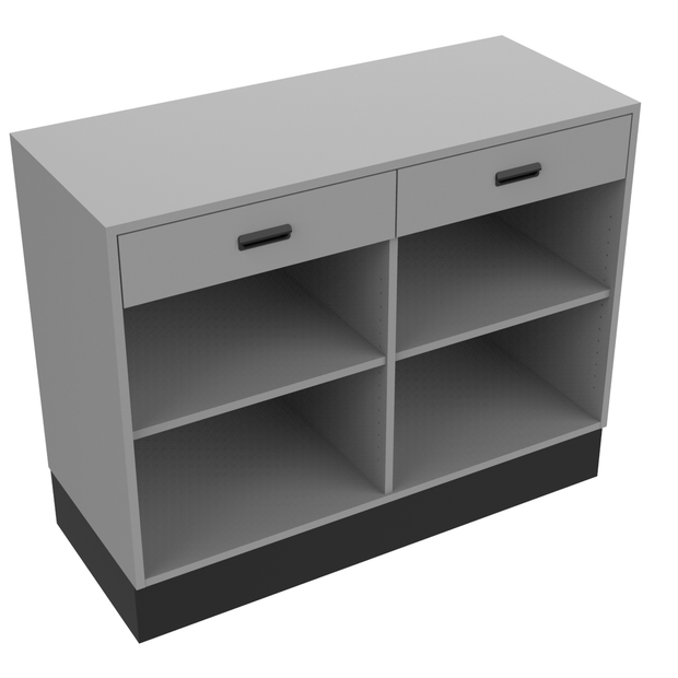 Sales Counter w/ Flat Top & Drawers