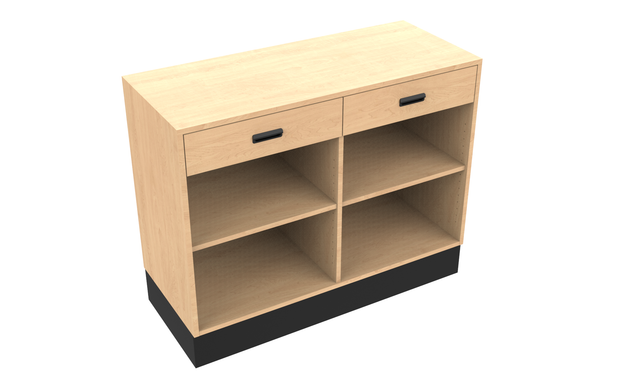 Sales Counter w/ Flat Top & Drawers