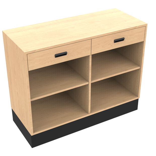 Sales Counter w/ Flat Top & Drawers