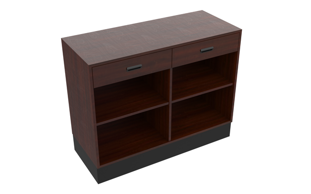 Sales Counter w/ Flat Top & Drawers