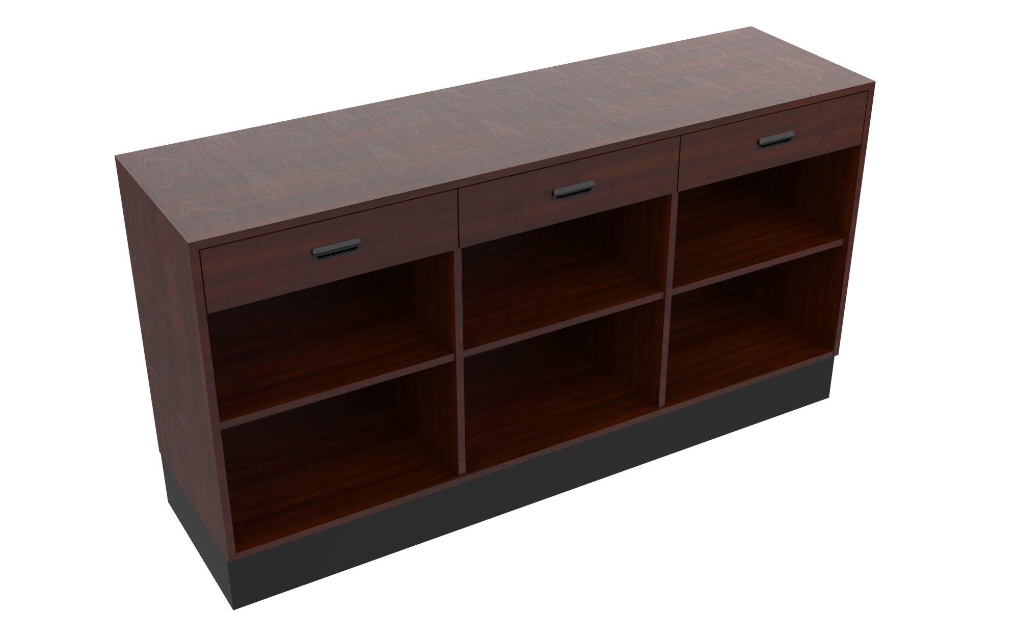 Sales Counter w/ Flat Top & Drawers