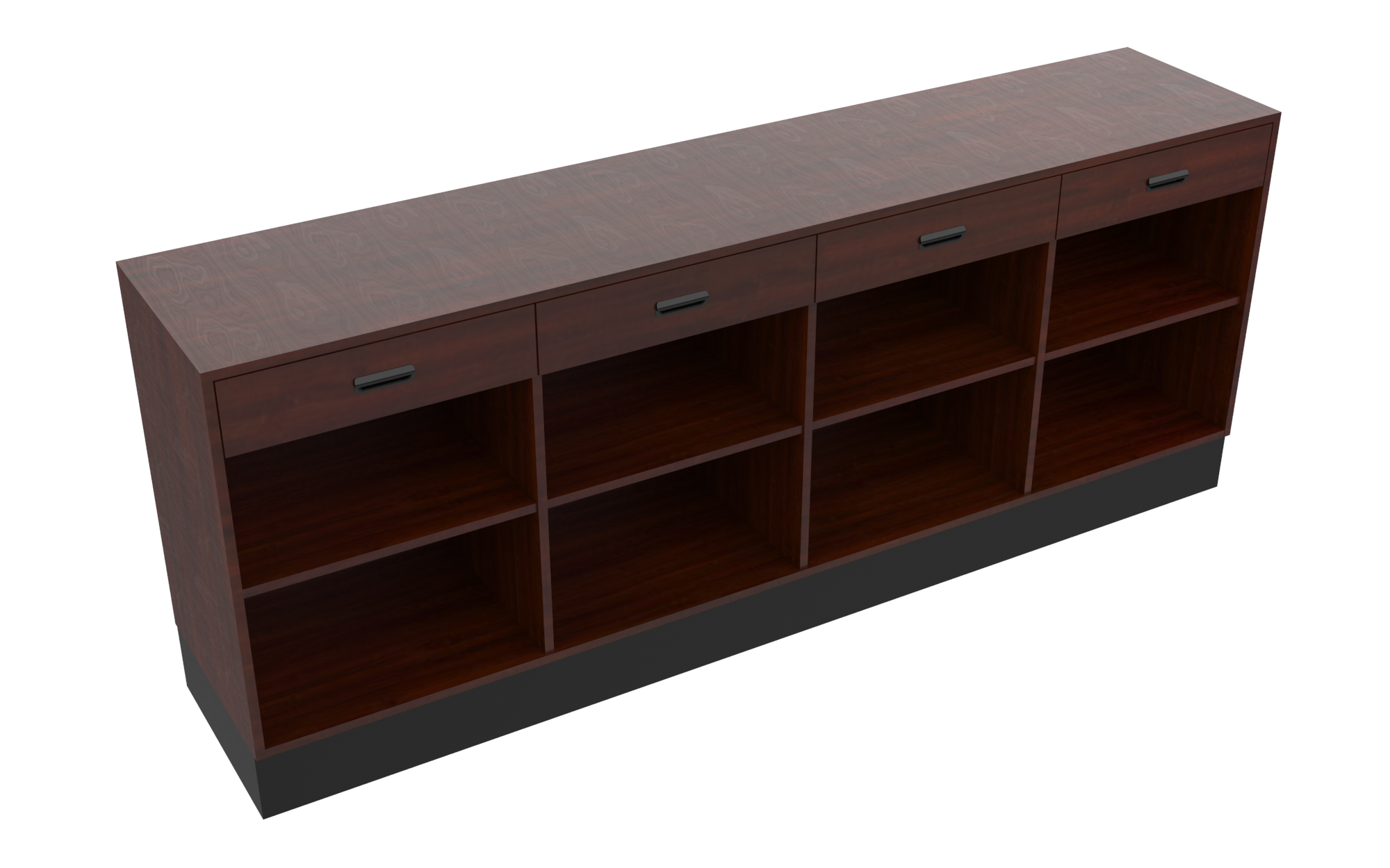 Sales Counter w/ Flat Top & Drawers