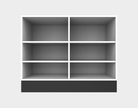 Sales Counter w/ Flat Top
