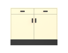 Deluxe Sales Counter w/ Flat Top