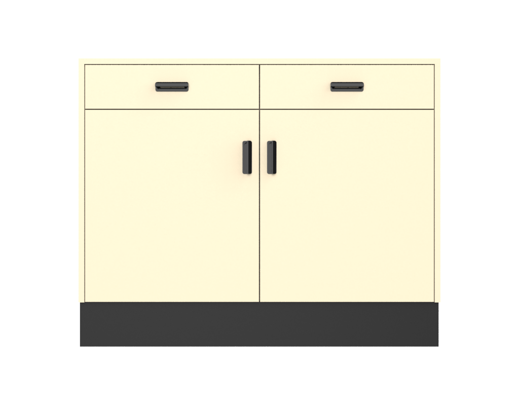 Deluxe Sales Counter w/ Flat Top & Slatwall