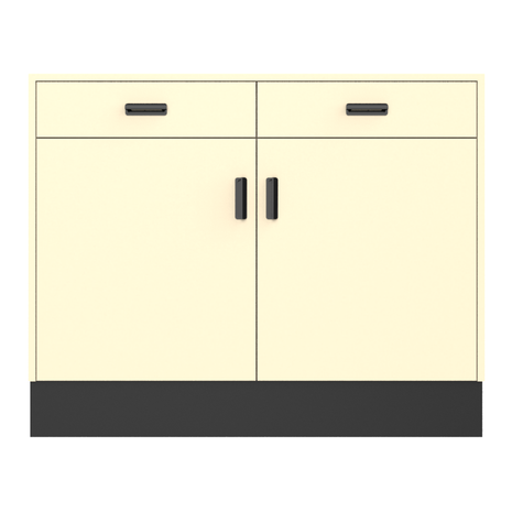 Deluxe Sales Counter w/ Flat Top & Slatwall