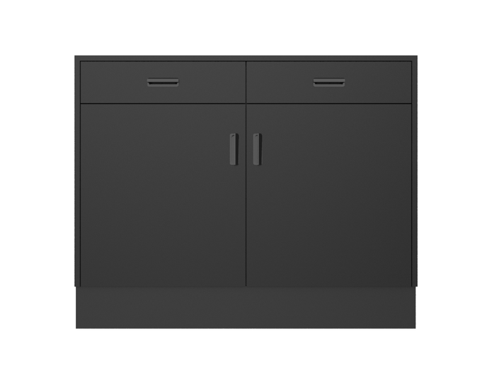 Deluxe Sales Counter w/ Flat Top & Slatwall
