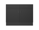 Deluxe Sales Counter w/ Flat Top & Slatwall