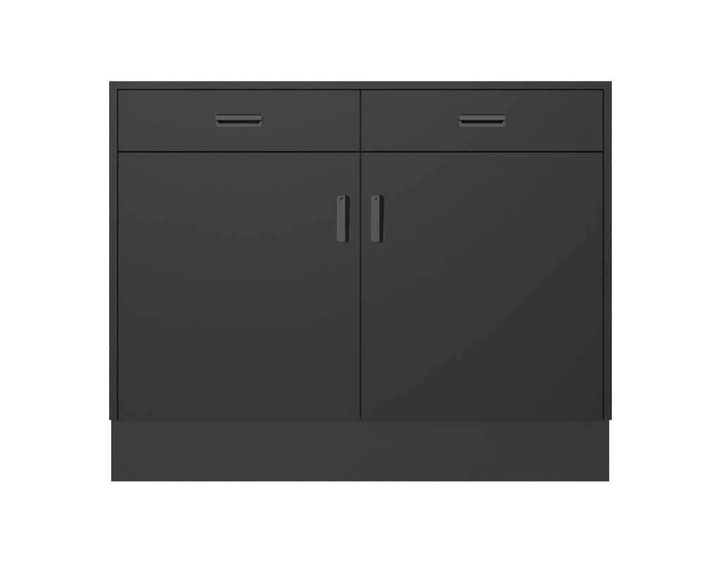 Deluxe Sales Counter w/ Flat Top & Slatwall