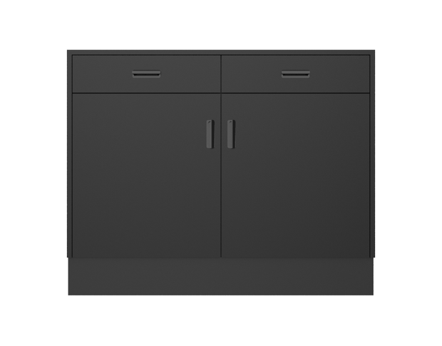 Deluxe Sales Counter w/ Flat Top & Slatwall