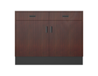 Deluxe Sales Counter w/ Flat Top & Slatwall
