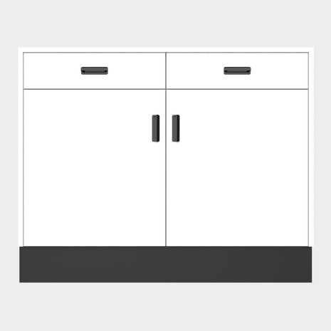 Deluxe Sales Counter w/ Flat Top & Slatwall