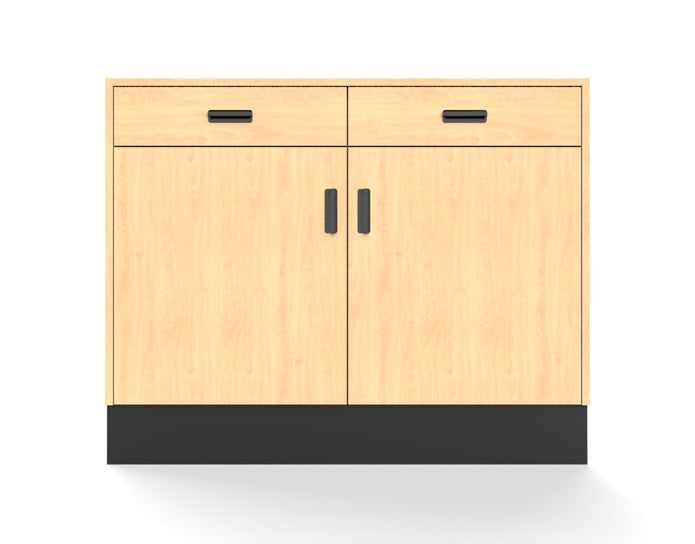 Deluxe Sales Counter w/ Flat Top & Slatwall