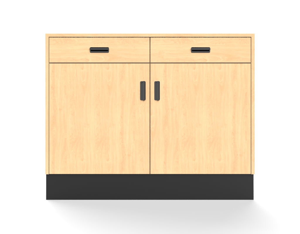 Deluxe Sales Counter w/ Flat Top & Slatwall