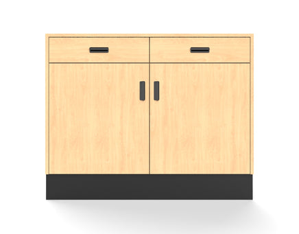 Deluxe Sales Counter w/ Flat Top & Slatwall