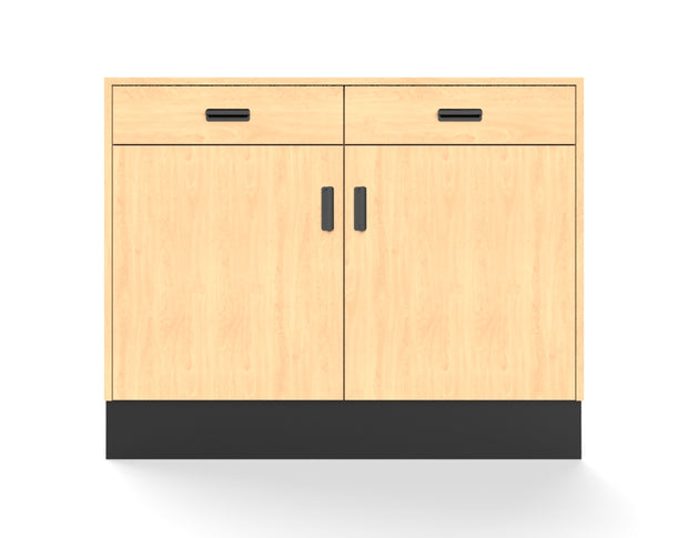 Deluxe Sales Counter w/ Flat Top & Slatwall
