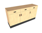 Deluxe Sales Counter w/ Flat Top & Slatwall