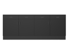 Deluxe Sales Counter w/ Flat Top & Slatwall