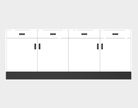 Deluxe Sales Counter w/ Flat Top