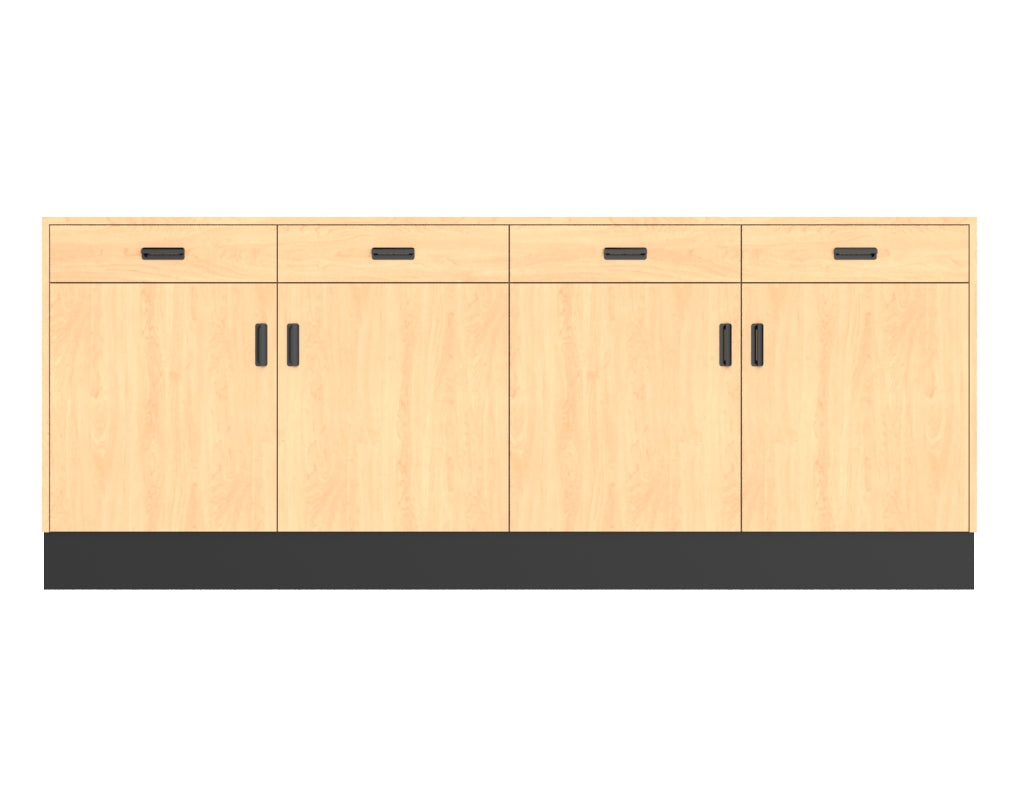 Deluxe Sales Counter w/ Flat Top & Slatwall