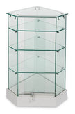 All Glass Hexagon Corner
