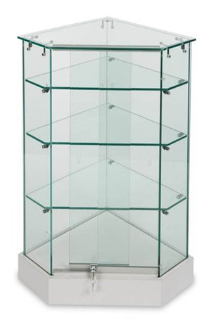 All Glass Hexagon Corner