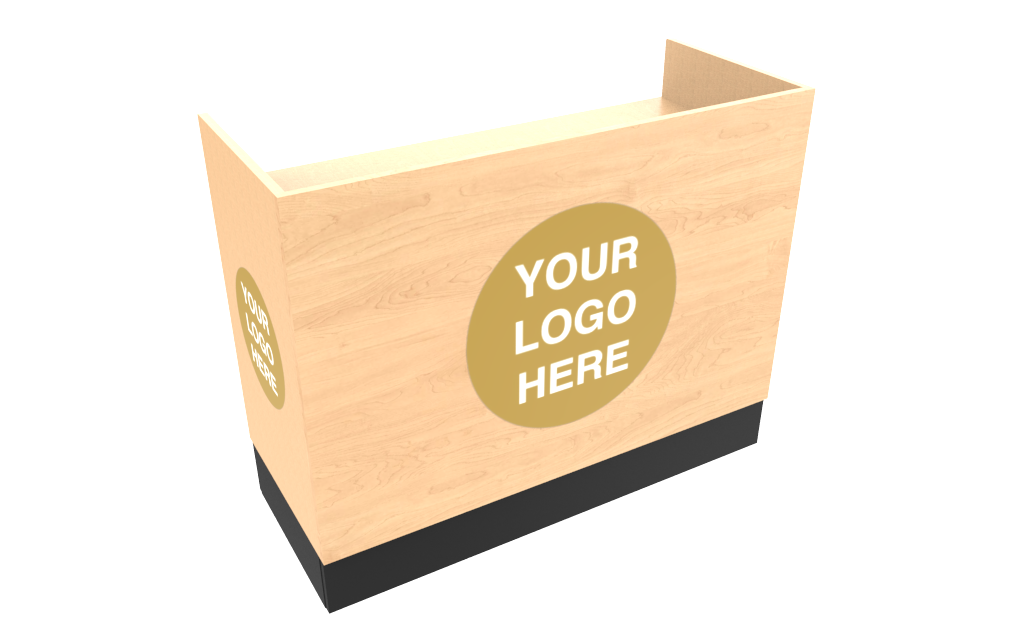 Deluxe Sales Counter w/ Recessed Top