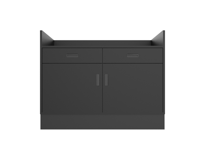 Deluxe Sales Counter w/ Recessed Top & Slatwall