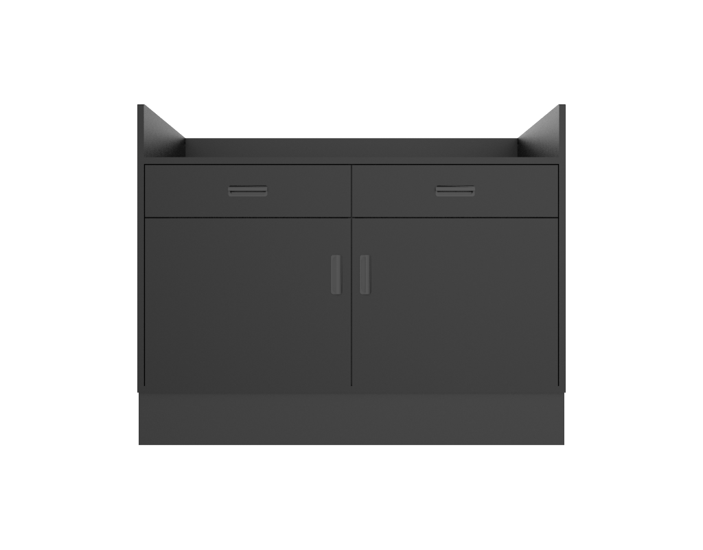 Deluxe Sales Counter w/ Recessed Top & Slatwall