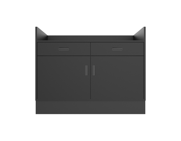 Deluxe Sales Counter w/ Recessed Top & Slatwall