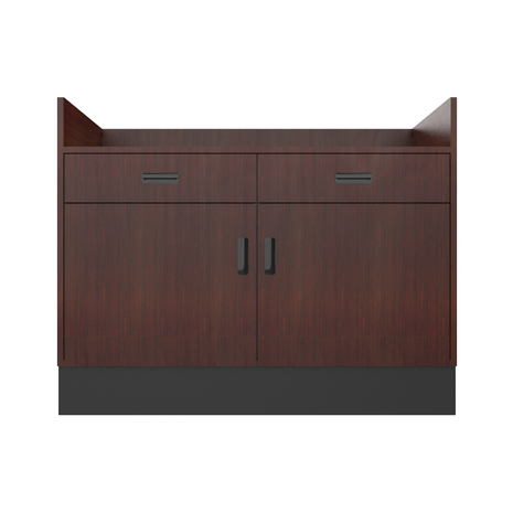 Deluxe Sales Counter w/ Recessed Top & Slatwall